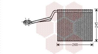 Van Wezel 0300V322 - Испаритель, кондиционер autosila-amz.com