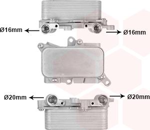 Van Wezel 03013719 - Масляный радиатор, автоматическая коробка передач autosila-amz.com