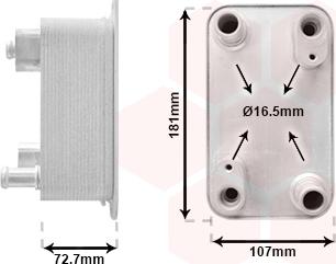 Van Wezel 03012707 - Радиатор, охлаждение двигателя autosila-amz.com