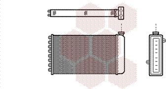 Van Wezel 02006057 - Теплообменник, отопление салона autosila-amz.com