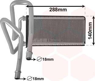 Van Wezel 02006226 - Теплообменник, отопление салона autosila-amz.com