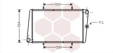 Van Wezel 02002024 - Радиатор, охлаждение двигателя autosila-amz.com