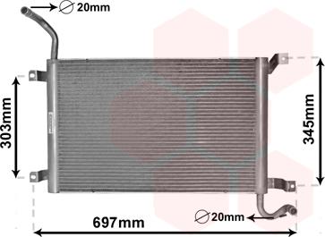 Van Wezel 02002223 - Радиатор, охлаждение двигателя autosila-amz.com