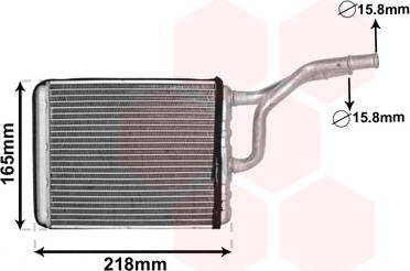 Van Wezel 07006137 - Теплообменник, отопление салона autosila-amz.com
