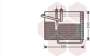 Van Wezel 0700V042 - Испаритель, кондиционер autosila-amz.com