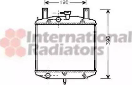 Van Wezel 11002026 - Радиатор, охлаждение двигателя autosila-amz.com