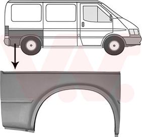 Van Wezel 1897148 - Боковина autosila-amz.com