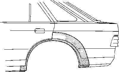 Van Wezel 76 10 147 - Подкрылок, внутренняя часть крыла autosila-amz.com