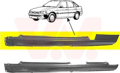 Van Wezel 1854101 - Подножка, накладка порога autosila-amz.com