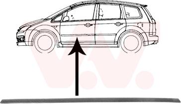 Van Wezel 1863423 - Облицовка / защитная накладка, дверь autosila-amz.com