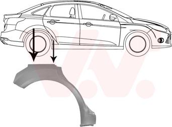 Van Wezel 1863148 - Боковина autosila-amz.com