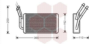 Van Wezel 18006316 - Теплообменник, отопление салона autosila-amz.com