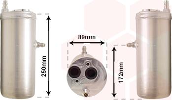 Van Wezel 1800D125 - Осушитель, кондиционер autosila-amz.com