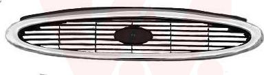 Van Wezel 1826518 - Решетка радиатора autosila-amz.com