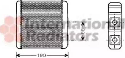 Van Wezel 13006133 - Теплообменник, отопление салона autosila-amz.com