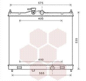 Van Wezel 13002347 - Радиатор, охлаждение двигателя autosila-amz.com