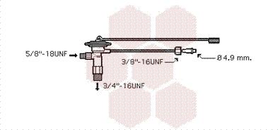 Van Wezel 17001307 - Расширительный клапан, кондиционер autosila-amz.com