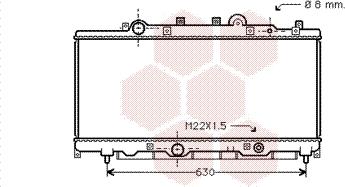 Van Wezel 17002148 - Радиатор, охлаждение двигателя autosila-amz.com