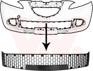 Van Wezel 1779590 - Решетка вентиляционная в бампере autosila-amz.com