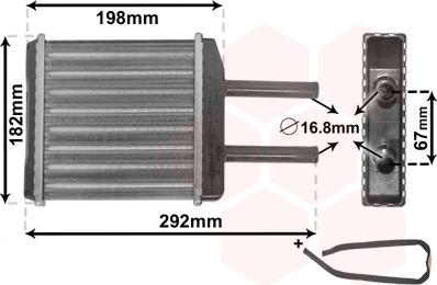 Van Wezel 81006024 - Теплообменник, отопление салона autosila-amz.com