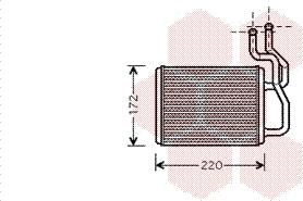 Van Wezel 83006088 - Теплообменник, отопление салона autosila-amz.com