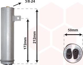 Van Wezel 8300D290 - Осушитель, кондиционер autosila-amz.com