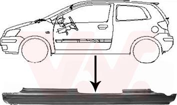 Van Wezel 8251103 - Подножка, накладка порога autosila-amz.com