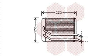 Van Wezel 82006118 - Теплообменник, отопление салона autosila-amz.com