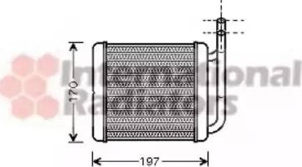 Van Wezel 82006136 - Теплообменник, отопление салона autosila-amz.com