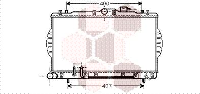 Van Wezel 82002034 - Радиатор, охлаждение двигателя autosila-amz.com