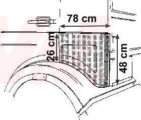 Van Wezel 3062134 - Боковина autosila-amz.com