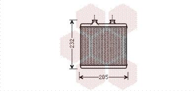 Van Wezel 30006472 - Теплообменник, отопление салона autosila-amz.com