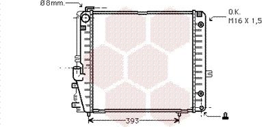 Van Wezel 30002086 - Радиатор, охлаждение двигателя autosila-amz.com