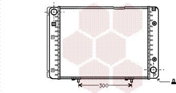 Van Wezel 30002100 - Радиатор, охлаждение двигателя autosila-amz.com