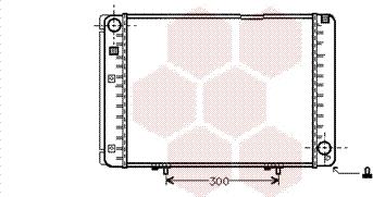 Van Wezel 30002175 - Радиатор, охлаждение двигателя autosila-amz.com