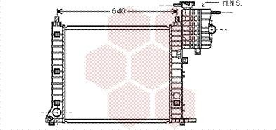 Van Wezel 30002349 - Радиатор, охлаждение двигателя autosila-amz.com