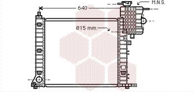 Van Wezel 30002264 - Радиатор, охлаждение двигателя autosila-amz.com