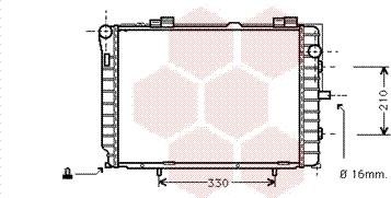 Van Wezel 30002229 - Радиатор, охлаждение двигателя autosila-amz.com