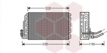 Van Wezel 3000V462 - Испаритель, кондиционер autosila-amz.com