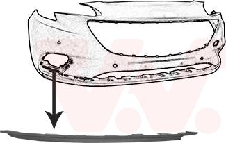Van Wezel 3804582 - Облицовка, бампер autosila-amz.com