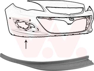 Van Wezel 3753502 - Спойлер autosila-amz.com