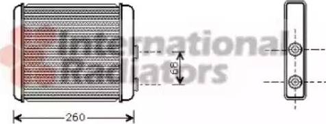 Van Wezel 37006260 - Теплообменник, отопление салона autosila-amz.com