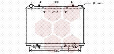 Van Wezel 37002405 - Радиатор, охлаждение двигателя autosila-amz.com