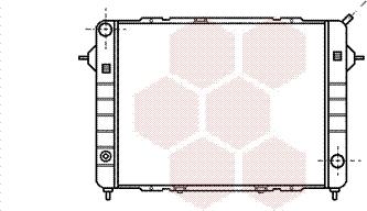 Van Wezel 37002098 - Радиатор, охлаждение двигателя autosila-amz.com