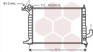 Van Wezel 37002218 - Радиатор, охлаждение двигателя autosila-amz.com