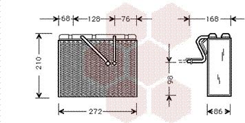 Van Wezel 3700V300 - Испаритель, кондиционер autosila-amz.com