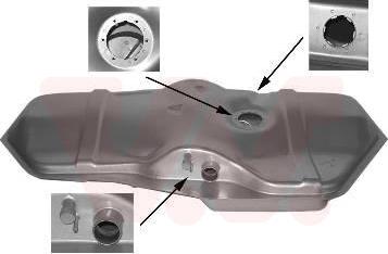 Van Wezel 3730084 - Топливный бак autosila-amz.com