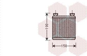 Van Wezel 29006014 - Теплообменник, отопление салона autosila-amz.com