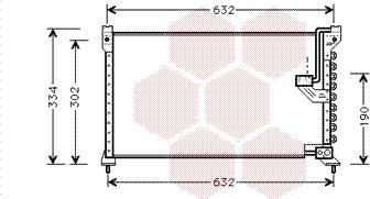 Van Wezel 25005085 - Конденсатор кондиционера autosila-amz.com