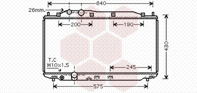 Van Wezel 25002187 - Радиатор, охлаждение двигателя autosila-amz.com